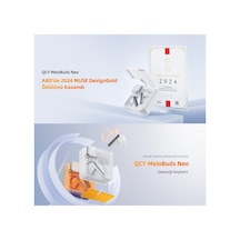 T31 Melobuds Neo Enc 4 Mikrofon Dijital Güç Göstergesi Bluetooth 5.3 Kablosuz Kulaklık Mavi