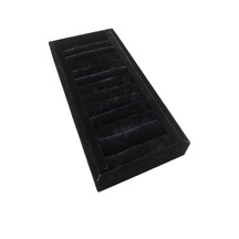 Yerli Üretim Süet Kumaş Siyah Renk 25 Cm / 11,5 Cm Kelepçe-bilekl Siyah