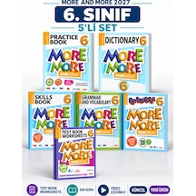 Güncel 6.sınıf 6 More&more Practıce Book Seti + Test Book Worksheets 5li Set Yeni Ürün