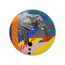 Porland Wild Life Serisi 28cm Düz Tabak Elephant