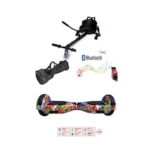 Citymate Elektrikli Kaykay Hoverboard Akıllı Denge 6.5 Inch + Hoverkart + Çanta Extrem Paket D11