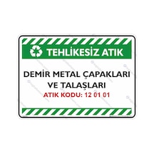 Demir Metal Çapakları Ve Talaşları Atık Kodu: 12 01 01