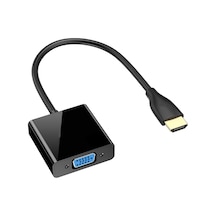Hdmi To Vga Çevirici Dönüştürücü Monitör Kablosu Projeksiyon Uyumlu Hdmı To Vga