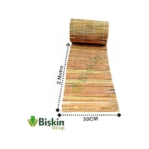 Natural 50cm X 200cm Bambu Kamış Hasır Çit Dekoratif Bahçe Balkon Ve Duvar Çiti Reed Fence