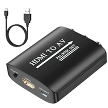 4334 Hdmi To Av Rca Tos Çevirici Dönüştürücü Adaptör