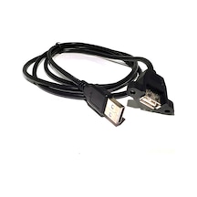 Panel Tipi Dişi Erkek Vidalı 1.5 Metre Usb Kablosu Usb Panel Montaj Tip