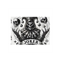 Joker Kart İllüstrasyonu Mdf Tablo