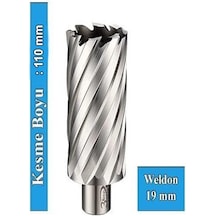 3Keego 33 x 110 mm HSS Uzun Manyetik Matkap Ucu SHC110