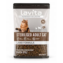 Lavital Kuzu Etli Kısırlaştılmış Yetişkin Kedi Maması 1 Kg