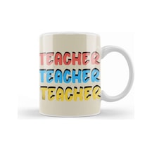 Teacher Gift Learning Inspire Science Student School Inspirational Kupa Bardak Porselen No14131 Karışık