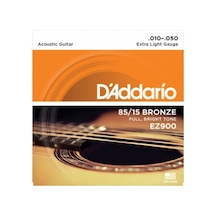Daddarıo Akustik Gitar Tel Seti 85/15 Bronze Extra Lıght Gauge