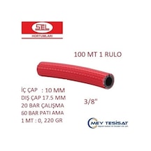 Sel 10 Mm (3/8") Kırmızı Java Thermo Hava Hortumu