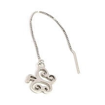Kelebek Figürlü Gümüş Zincir Tek Küpe N11.65718