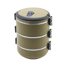 Kahverengi 3lü Sefer Tası Saklama Kabı 1.8lt Go-53-vice 01536