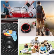 Araç Içi Katlanabilir Eşya Depolama Düzenleme Ve Çöp   Kutusu