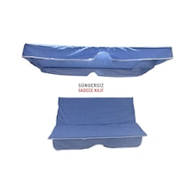 Salıncak Minder Kılıf Takımı(Süngersiz)2 Kişilik Minder-Maviçizgi (532721195)