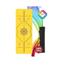 Tr Kauçuk Yüzey Yoga Matı Premium Quality 5 Mm Sarı Diğer