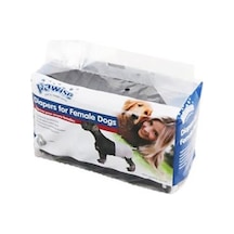 Pawise Ultra Emici Köpek Bezi 12'li Siyah XL