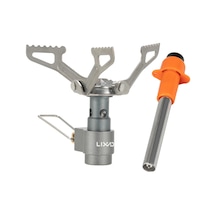 Springsun Kamp İçin Ultra Hafif Titanyum Alaşım Gazlı Ocak Ve Pratik Pişirme Çakmağı Seti Çok Renkli