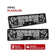 Ön Arka Plaka Tutucu 2'li Set Çıtçıtlı 11x52 Cm