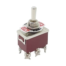 Be-158 Toggle Switch 6 Bacaklı On-Off-On 12Mm Süper (Aaa) Kalite