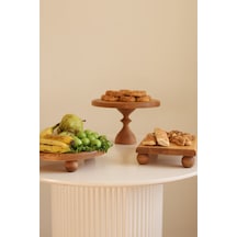3 Lü 25/14 Cm. Mummy, 25 Cm Risus Ve 17x25 Cm Risus Ahşap Sunum