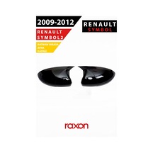 Renault Symbol 2 2009 2012 Batman & Yarasa Ayna Kapağı Parlak Piano Black Sport