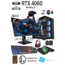 Apphirex TC28 R5-5500 32 GB 1TB M.2 SSD RTX4060 8 GB 27'' W10P Masaüstü Oyuncu Bilgisayarı Apphirex TC28 R5-5500 32 GB 1TB M.2 SSD RTX4060 8 GB 27'' W10P Masaüstü Oyuncu Bilgisayarı