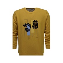 Erkek Baskılı Spor Sıfır Yaka Sweatshirt R2201 Bgl-st03191 001