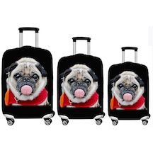 Smart Travel 3lü Set Büyük Orta Kabin Boy Valiz Bavul Koruyucu Kılıfı Köpek