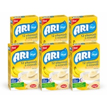 Arı Mama Pirinç Unu Sütlü Muzlu 250 Gr 6 Paket Yeni Ambalaj