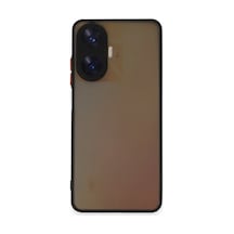 Realme C55 Kılıf Montreal Silikon Kapak - Siyah 0.2M-Çok Renkli