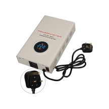 Xtechnx Cihan612925 Powermaster Slım-1000 Otomatik 1000 Watt Kombi Voltaj Regülatörü Uk Soket