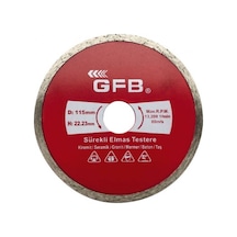 Gfb 2382 Sürekli Turbo Elmas Mermer Granit Kesici 230 Mm