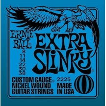 Ernie Ball 2225 Extra Slinky Nickel Elektro Gitar Teli (8-38)