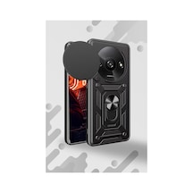 Redmi A3 4g Kılıf Pars Lens Yüzüklü Silikon - Gümüş Bzsxx00 1