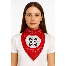 Herşeynota Atatürk Imzası Ve Resmi Bandana 23 Nisan, 29 Ekim, 30 Ağustos, 19 Mayıs Fular 1 Adet Çok Renkli