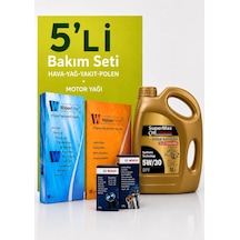 Bosch-waben Nissan Skystar 2.5 Dizel Filtre Bakım Seti-supermax Oil 5w30 5 Lt 1997-2008 4 Lü