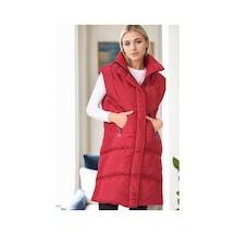 Z6743 Dewberry Bayan Yelek-bordo-1 Bordo-1