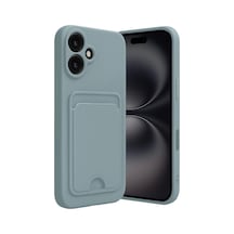 Apple İphone 16 Kılıf Kelvin Kartvizitli Silikon