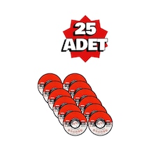 İnox Metal Kesici Kesme Diski 115x1,0x22,23 Mm İnce Taş Spiral Demir Kesici Disk 25 Adet