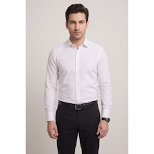 Slim Klasik Yaka Düz Beyaz Gk 762 Gömlek Slim Klasik Yaka Düz Beyaz Gk 762 Gömlek