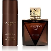 Oriflame Giordani Gold Man Erkek Parfüm EDT 75 ML + Deodorant 150 ML