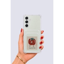 Samsung Galaxy Uyumlu S24 Kartlıklı Tomato Desenli Kılıf Mh-hs1730-7339
