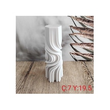 Kıvrımlı Spiral Modern Silikon Kalıp