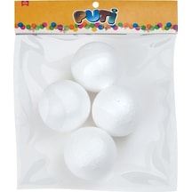 Puti Köpük Top 7cm 4lü - 2 Paket