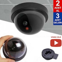 Caydırıcı Sahte Kamera Dome Güvenlik Kamerası Led Işıklı Caydırıcı