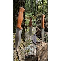 Atak Knives Kamp Bıçağı Ahşap Saplı