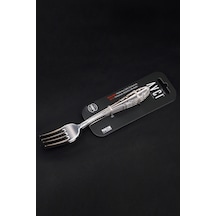 Avcı Hürrem 6 Adet Yemek Çatalı 18/10 Paslanmaz Çelik 2.5 Mm Gümüş