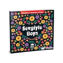 Büyükler İçin Boyama Kitap Sevgiyle Boya